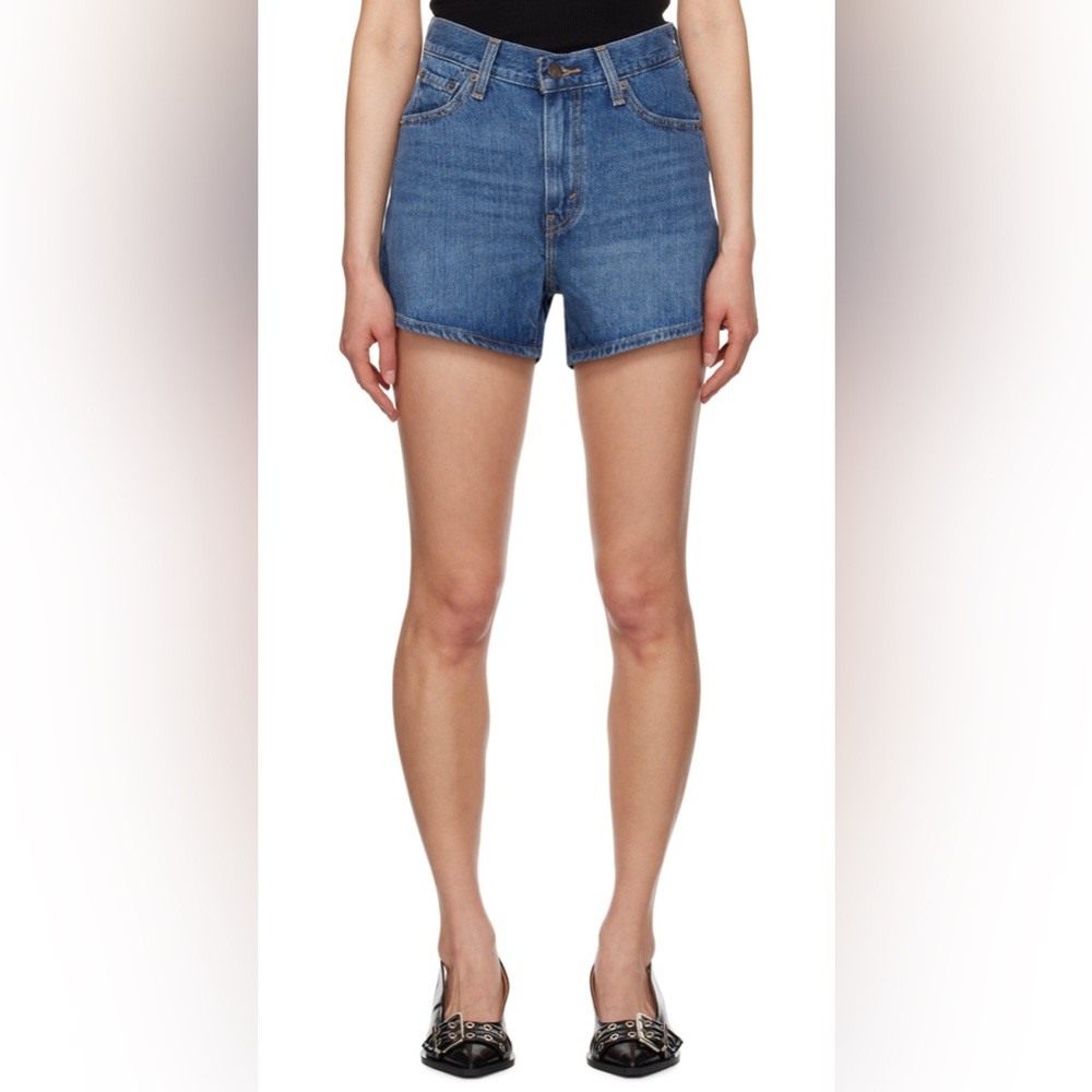 LEVI'S - Blue 80s Mom Denim Shorts